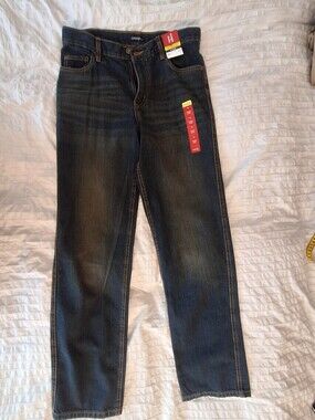 George Men's Dark Blue Straight Jeans